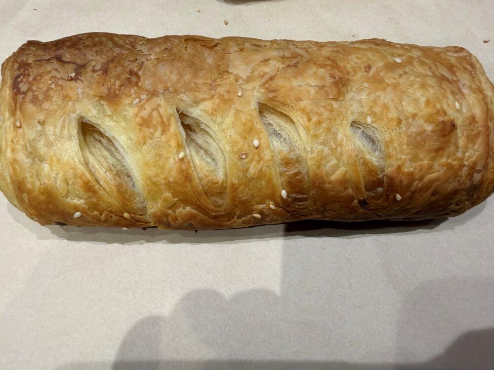 Κρουασάν 4 τυριά-μπέικον